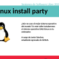 Linux install party.