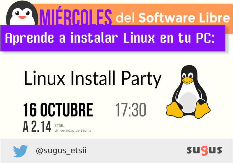 Featured image of post Linux Install Party - Octubre 2019